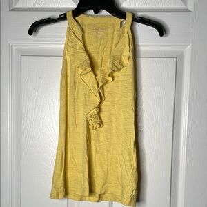Lilly Pulitzer ruffle front tank top